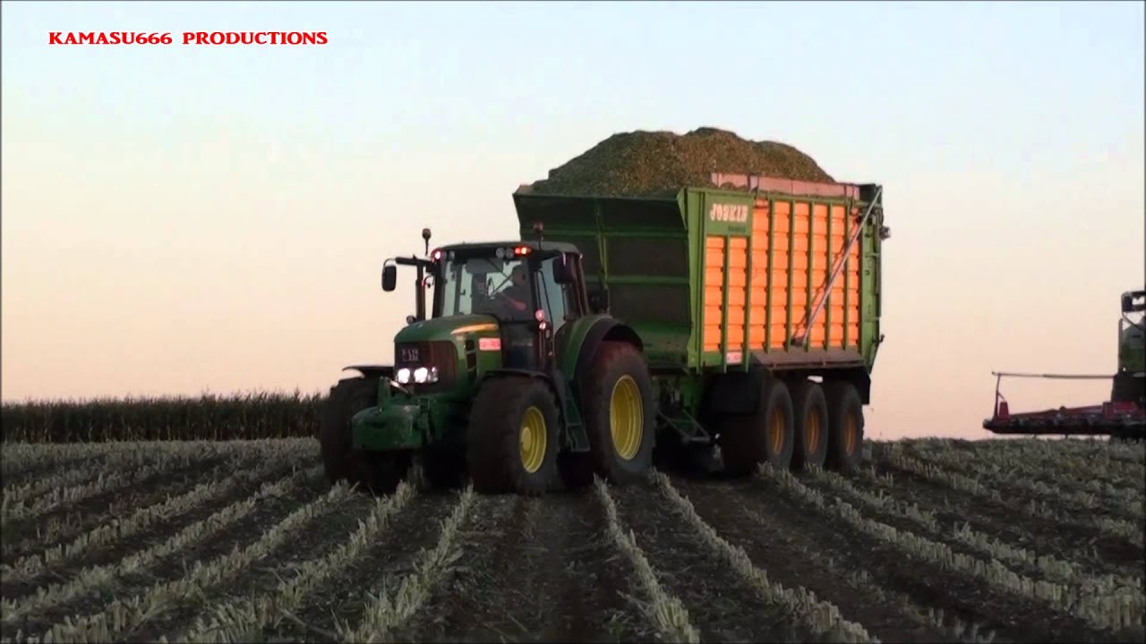 Mais Hakselen 2015 : Egide London, pure John Deere sound, 7810/7530/7920