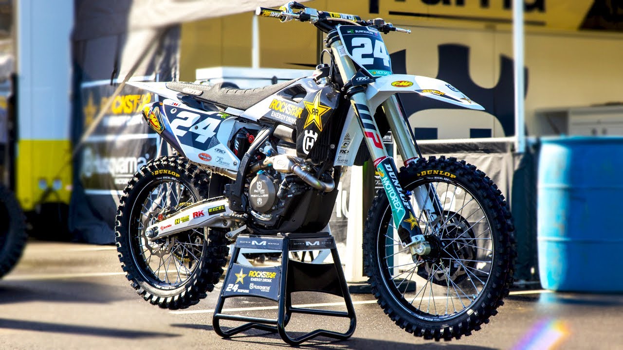 Inside RJ Hampshire's Rockstar Husqvarna FC250 - Motocross Action Magazine