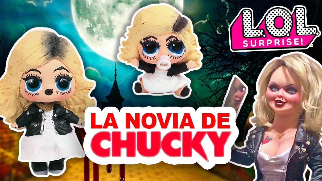 TIFFANY 🔪LA NOVIA de CHUCKY 🔪en Muñecas LOL Sorpresa y Lil Sister! - Transformaciones Fantásticas