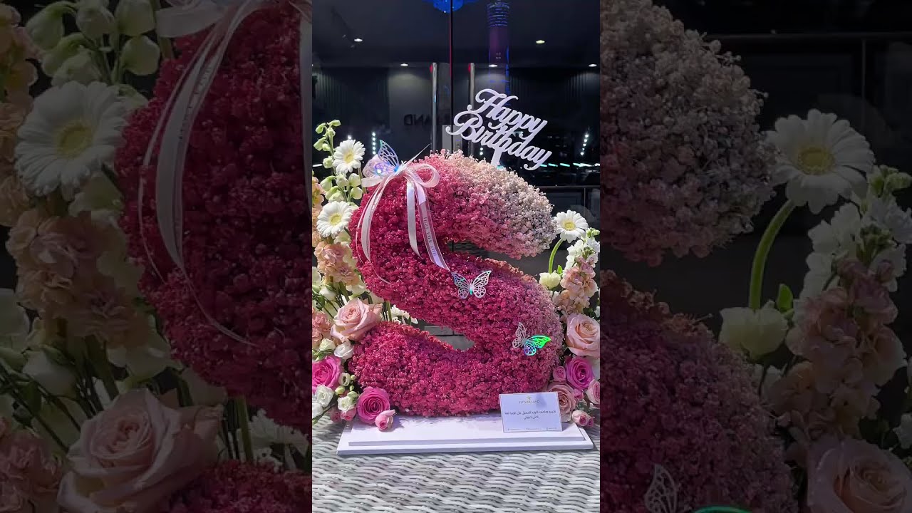 Letter Flower Arrangements 