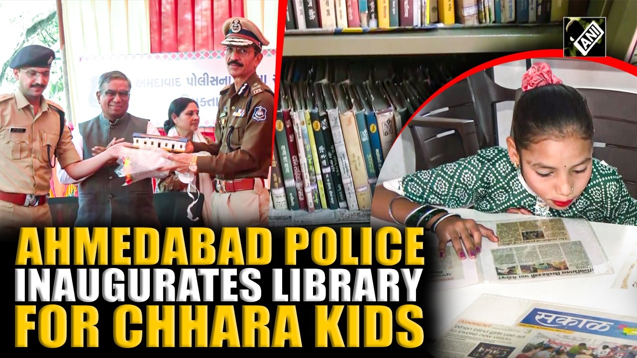 Ahmedabad Police inaugurates library for Chhara community children at Vimukta Reform Center