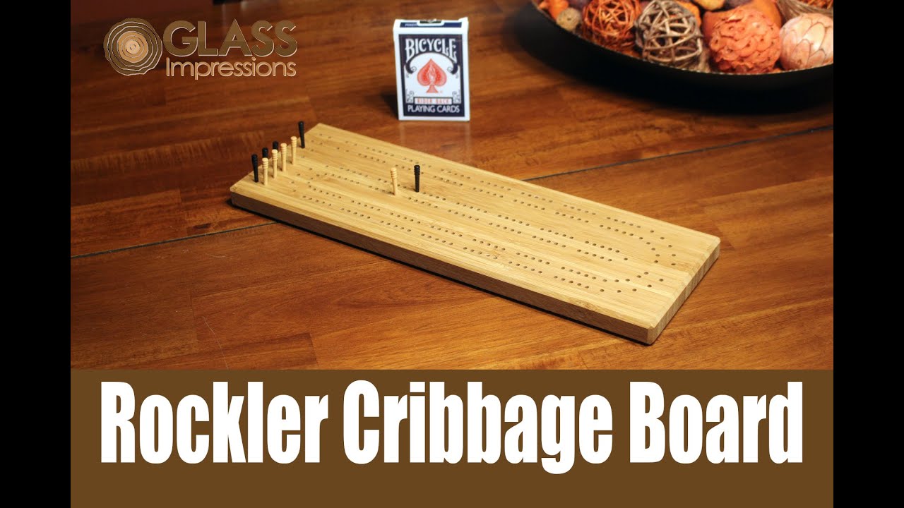 DIY Cribbage Board | Glass Impressions