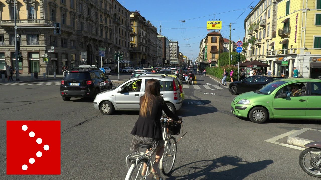 Milano, già modificato un tratto della nuova pista ciclabile in corso Buenos Aires