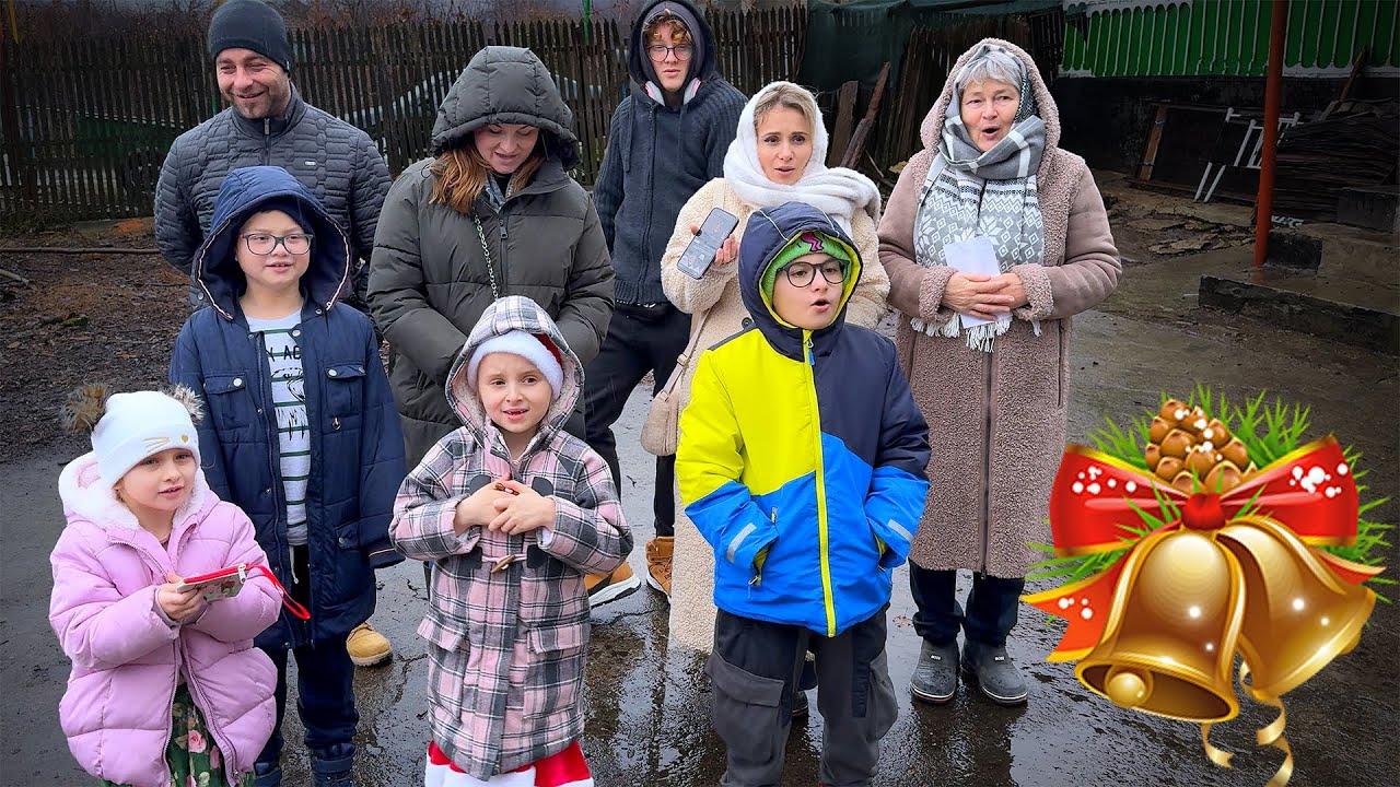 Cu colindul in satul Mana la bunica