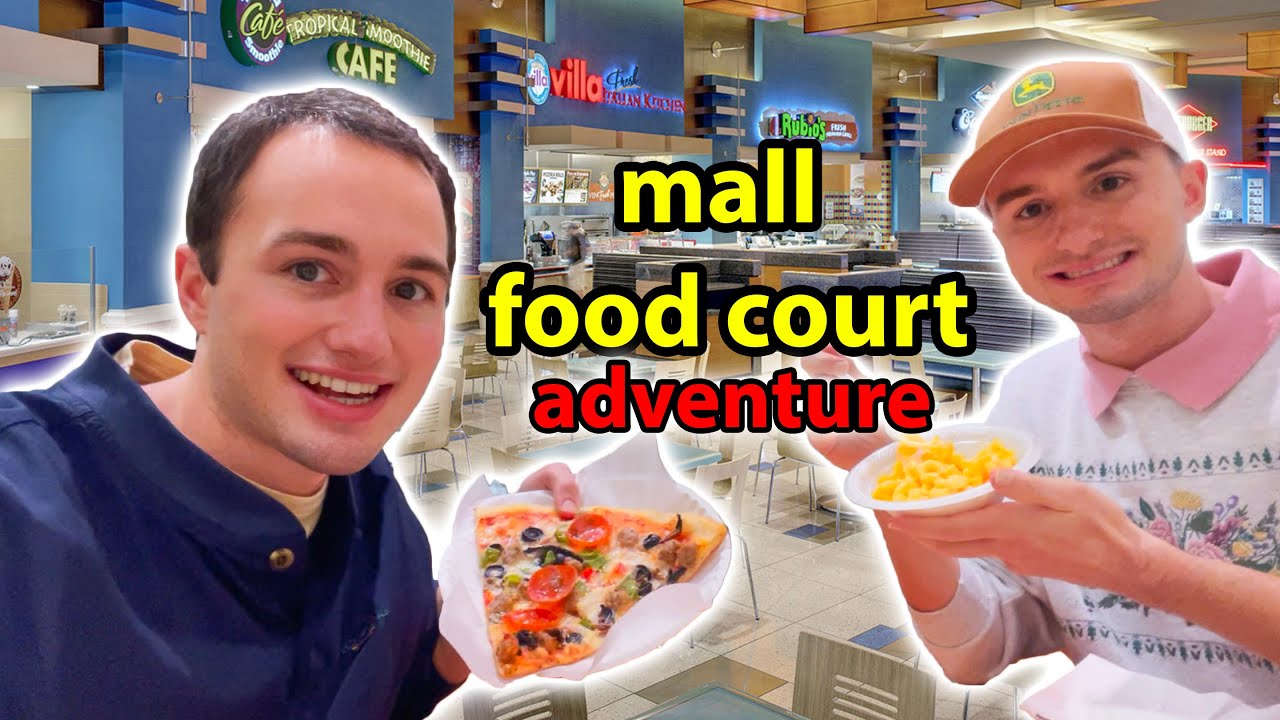 Exploring Mall Food Court (we tried everything!!)