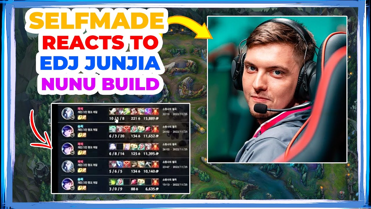 VIT Selfmade Reacts to EDG JunJia Match History