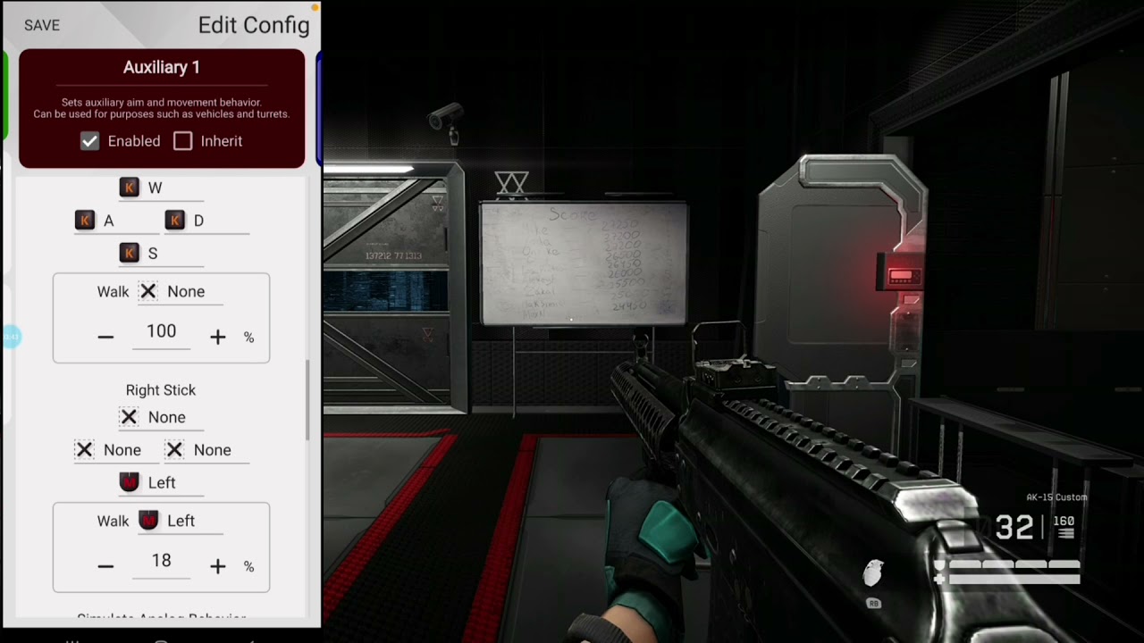 Xim Apex:Антиотдача/Xim Apex:No recoil