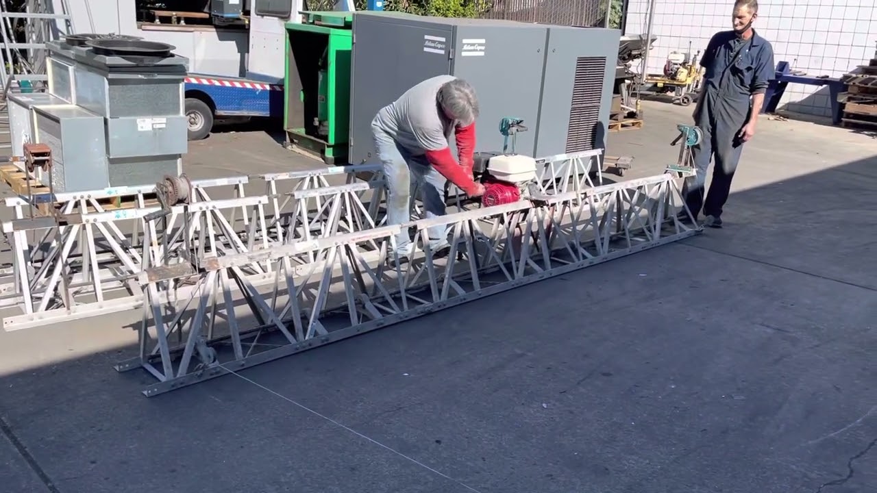 Terex Morrison 45ft Concrete Cement Power Truss Screed 8.5 HP Honda Gas GX270