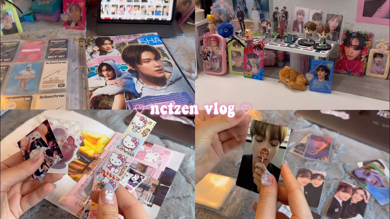 nctzen vlog [시즈니 브이로그] ♡ mercari japan haul, new desk pad, nct dream ()scape unboxing & recent mail
