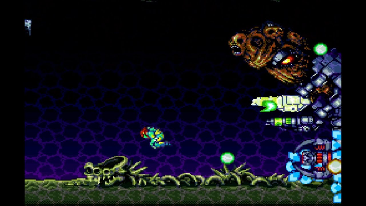 Super Metroid: X Fusion - Another suitless Draygon