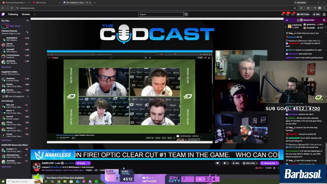 REACTING TO THE CODCAST DISCUSS OPTICS X FACTOR + MORE (FT. BEN J, NAMELESS & RAMBO RAY)