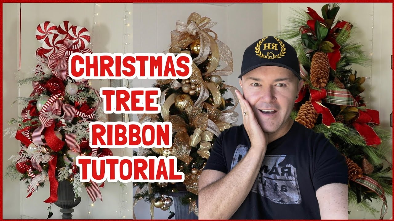 5 Ways To Add RIBBON To a CHRISTMAS TREE / The Best Ribboning Tutorial / Ramon At Home