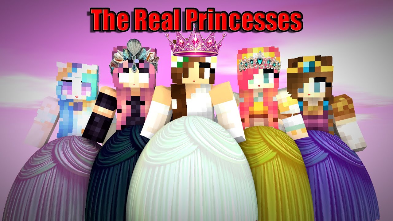 The Magical Story of Real Princesses #minecraft #animation