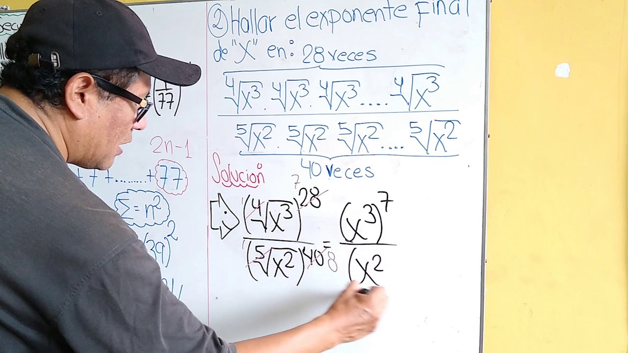 EJERCICIOS RESUELTOS / 4TO SECUNDARIA / ÁLGEBRA