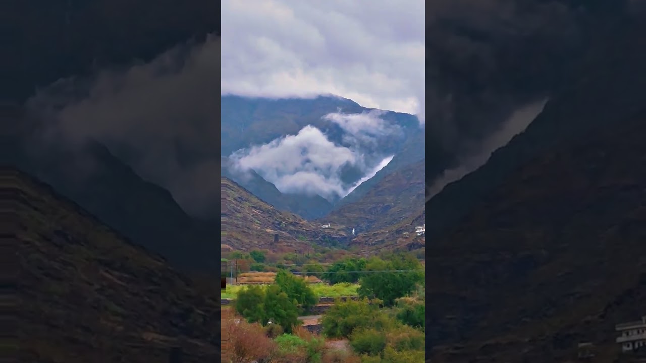 سيول وامطار وادي ثمران وسيل غليله تهامة الباحه ليوم الاحد٢١/رمضان/١٤٤٥   #المنكوته