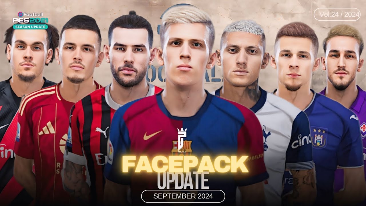 Facepack Update Pes 2021 & Football Life 2024 Vol.24 (SIDER) PC