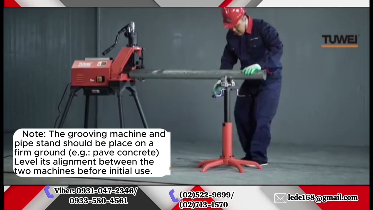 HOW TO USE OUR TUWEI GROOVING MACHINE