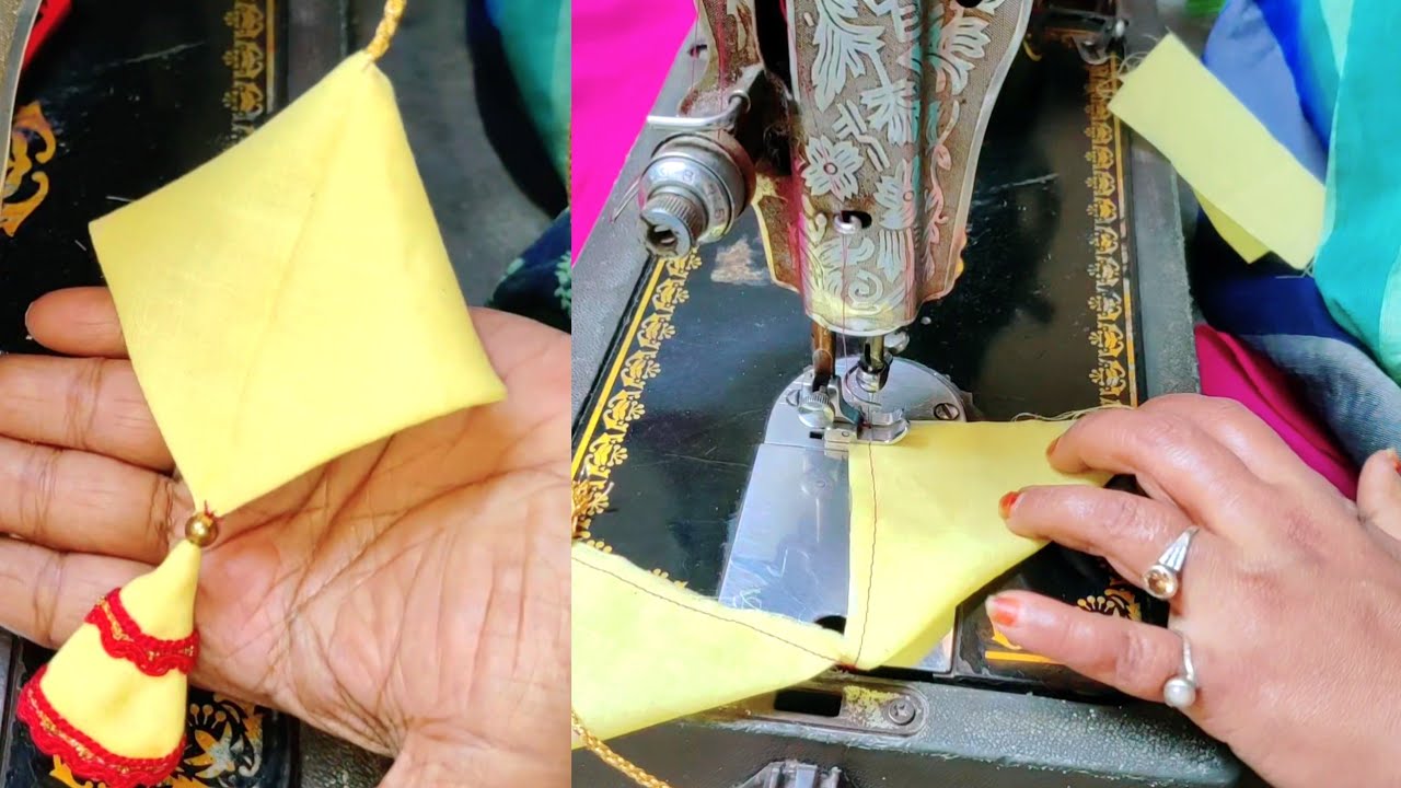 Katran to Designer Latkan ✂️ | Simple Silai Tricks#silai #silaitips #trending  