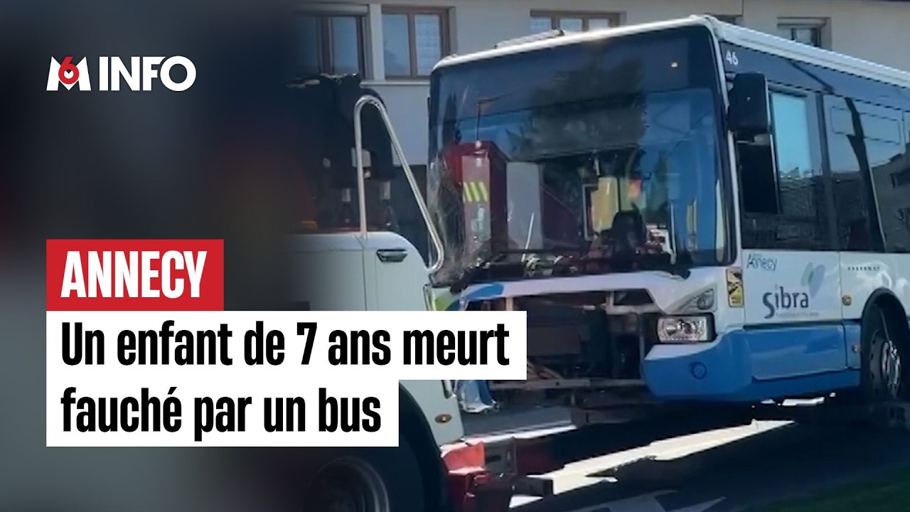 Accident de bus à Annecy : un enfant de 7 ans est mort