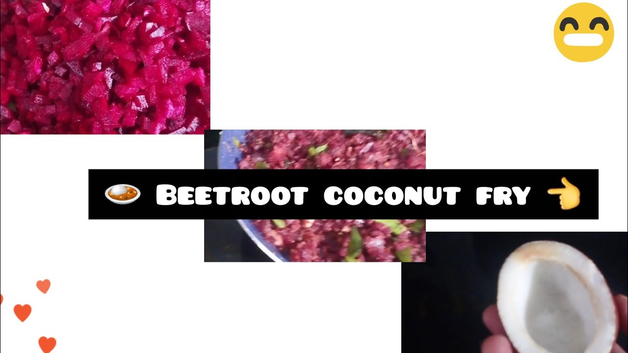 😋ఈజీ ~ హెల్దీ బీట్రూట్ కొబ్బరి ఫ్రై || Healthy beetroot and coconut fry🍛 