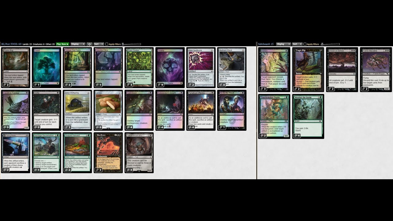 【MtG】まいにちMOしますん Pauper BG PestFood Part1