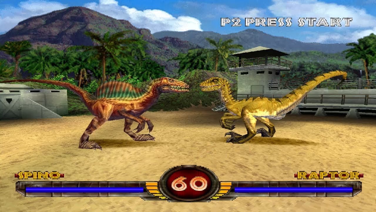 Warpath: Jurassic Park [PS1] - play as Spino