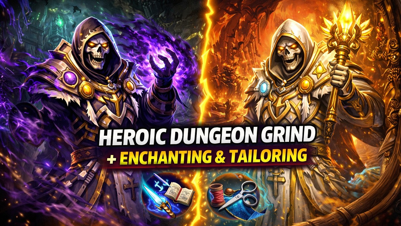 HEROIC GRIND eskaliert! 😈 Shadow & Holy Priest + Enchanting/Tailoring Push | WoW TBC