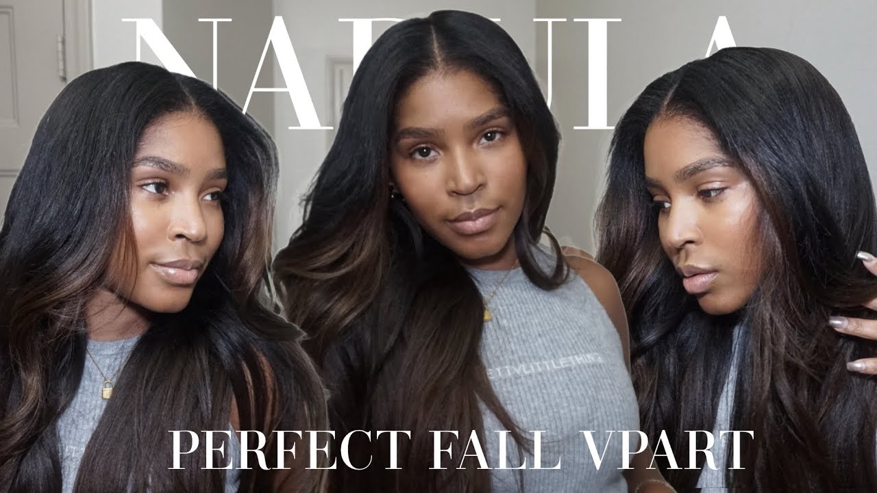 EASI CONTOUR OMBR&Eacute; BROWN YAKI STRAIGHT VPART |UPGRADED V-Part | Affordable EasiContour | NADULA