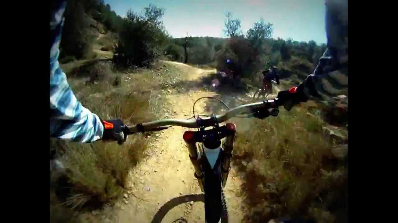 Downhill en las trialeras de Rosell&oacute;.