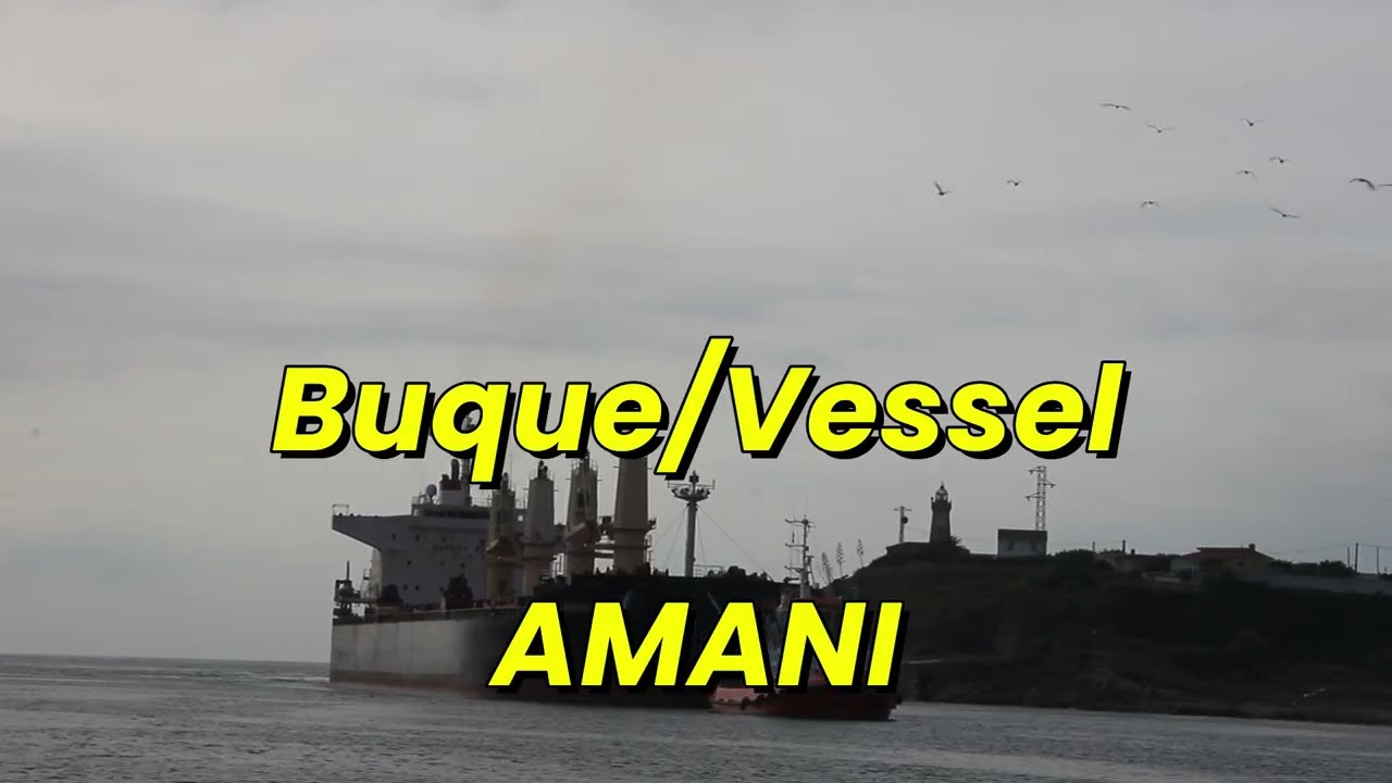 AMANI, Bulk Carrier // 199,99 x 32,24 x 11.8 metros // 25 de Agosto de 2025