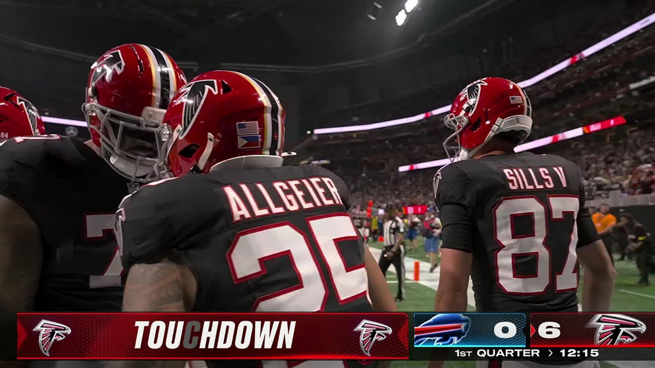 That's how you finish a run! Allgeier caps TD rush by bringing the boom