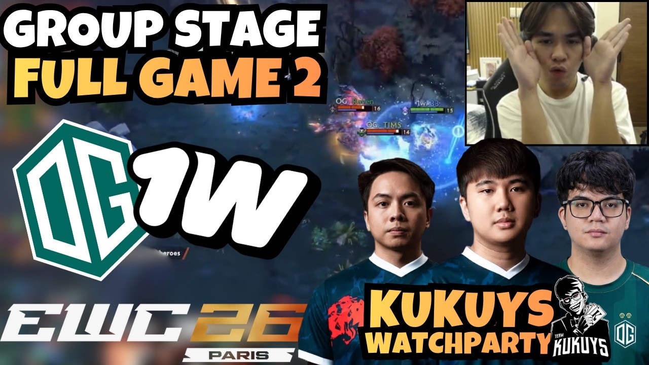 FULL GAME 2 | OG vs 1WIN | KUKUYS WATCHPARTY | EWC 2026 PARIS
