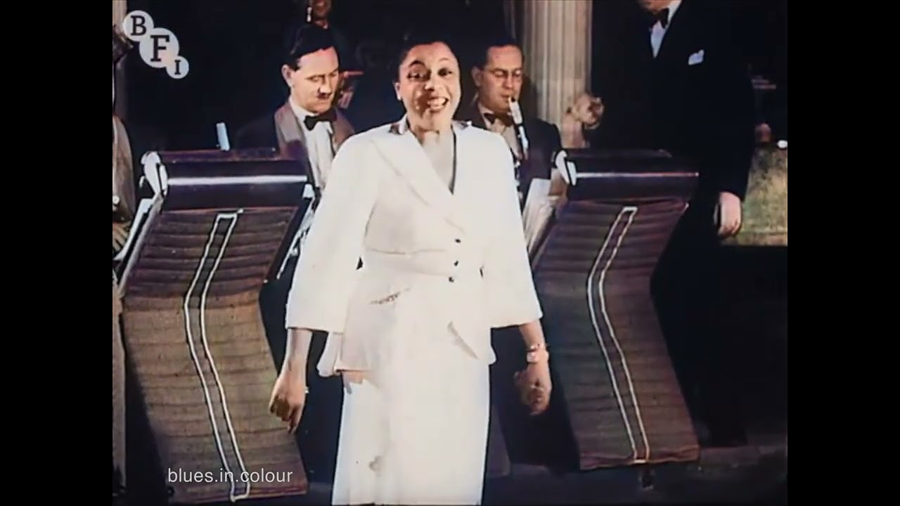 Adelaide Hall - The Train's A-Coming live [Colourised] 1948