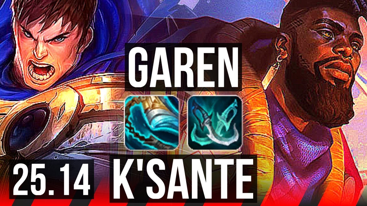 GAREN vs K'SANTE (TOP) | 5/1/2 | EUW Master | 25.14