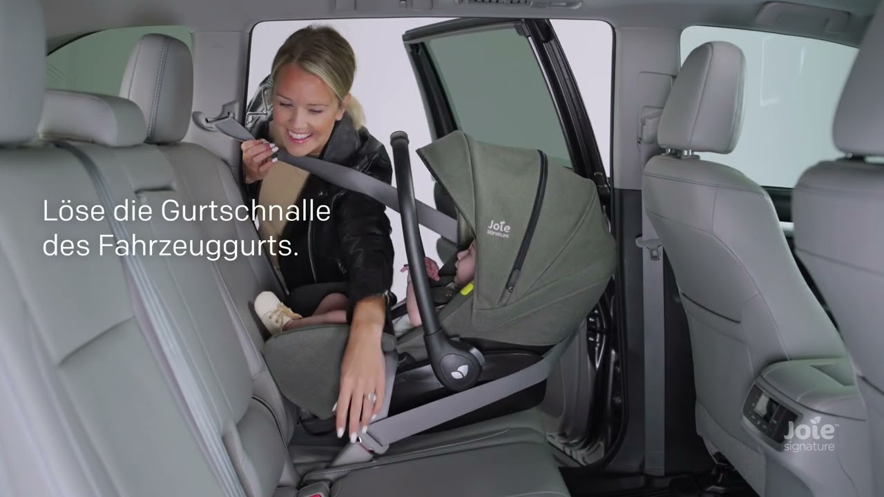 Joie Signature i-Level Pro Babyschale Einbau-/Installationsvideo