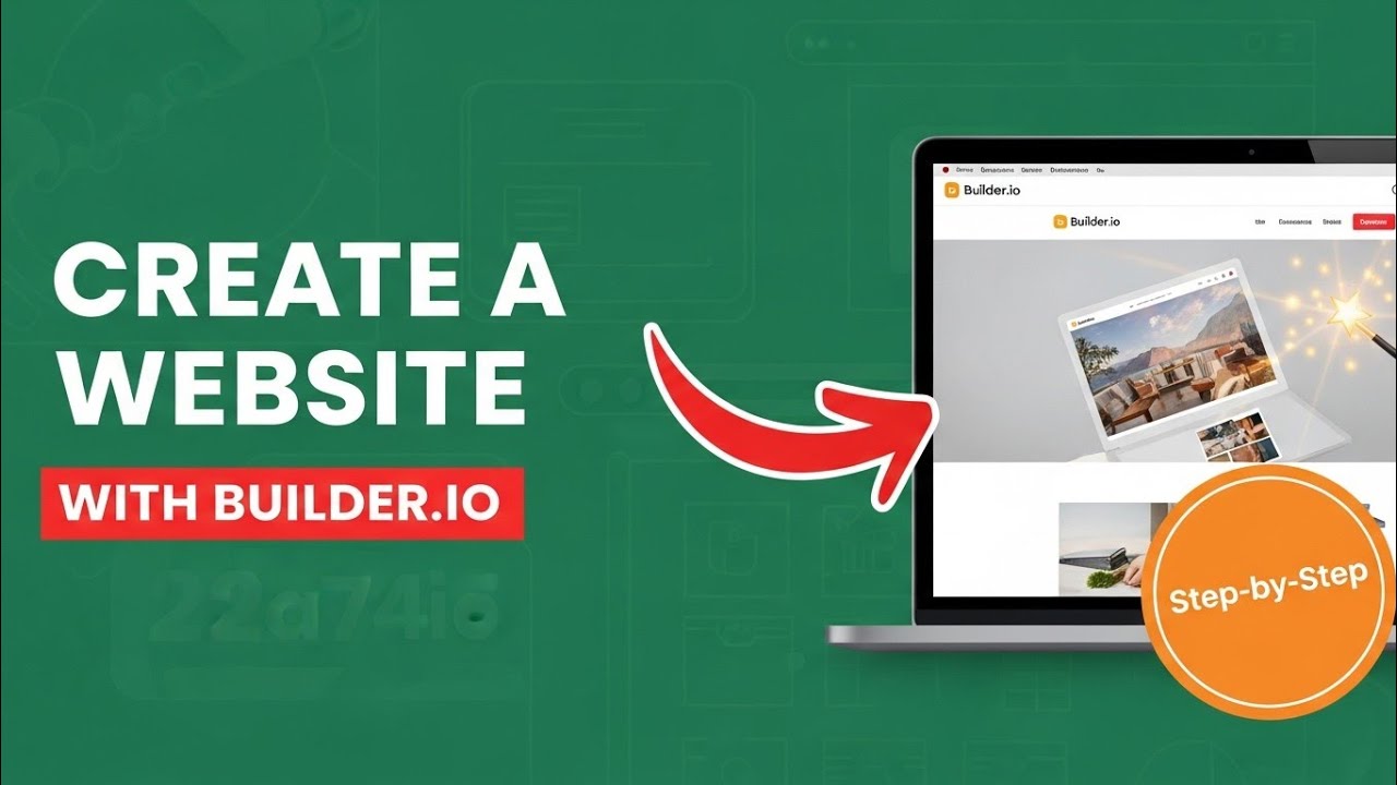 How to Create a Stunning Website with Builder io | Step by Step Guide 2025