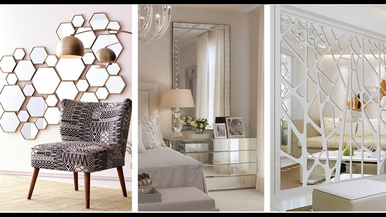 10 IDEIAS INCRÍVEIS DE DECORAÇÃO COM ESPELHOS PARA SALA /QUARTO E COZINHA