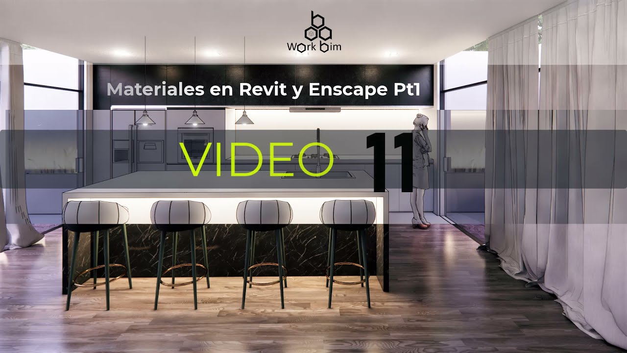 Revit y Enscape 3.1 - Materiales en Revit y Enscape 3.1 Parte 1