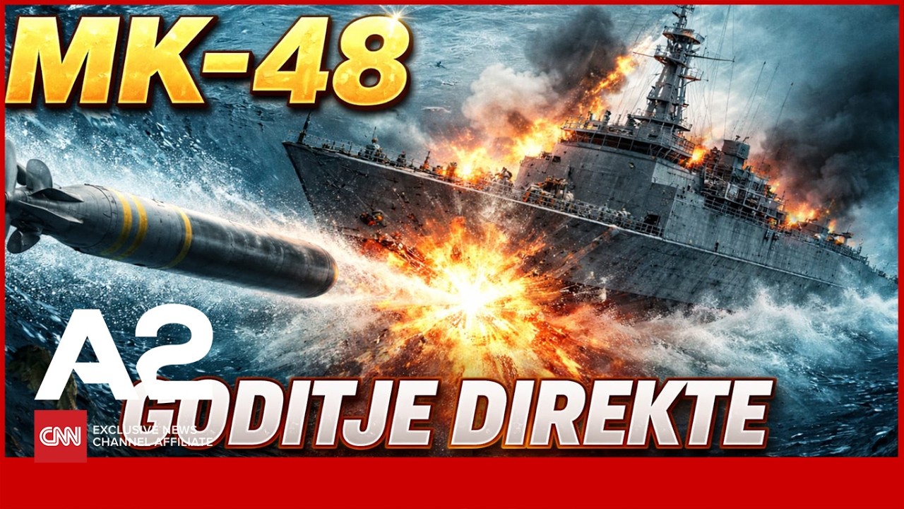 “Goditje Fatale nën Ujë – MK-48 e SHBA Shkatërron IRIS Dena në sekonda”