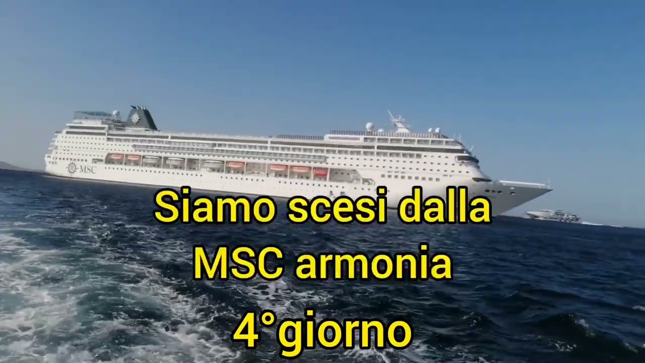 Reaction della crociera MSC armonia 🚢 Venezia Montenegro🇲🇪 isole Greche🇬🇷