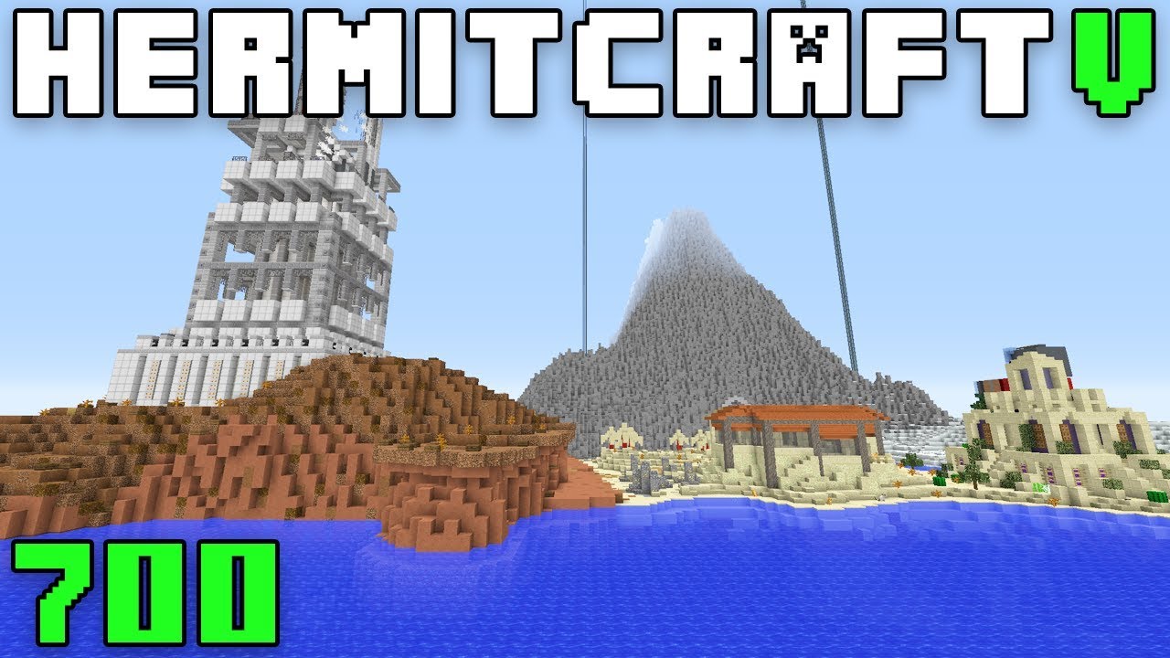 Полный обзор базы Hermitcraft V 700!