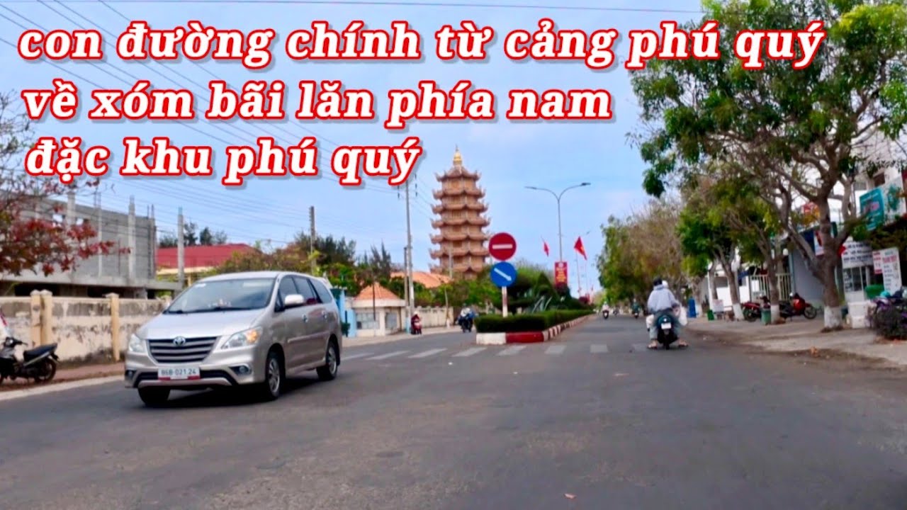 đường võ văn kiệt tuyến đường chính từ cảng phú quý về xóm bãi lăn và điện gió của đặc khu phú quý