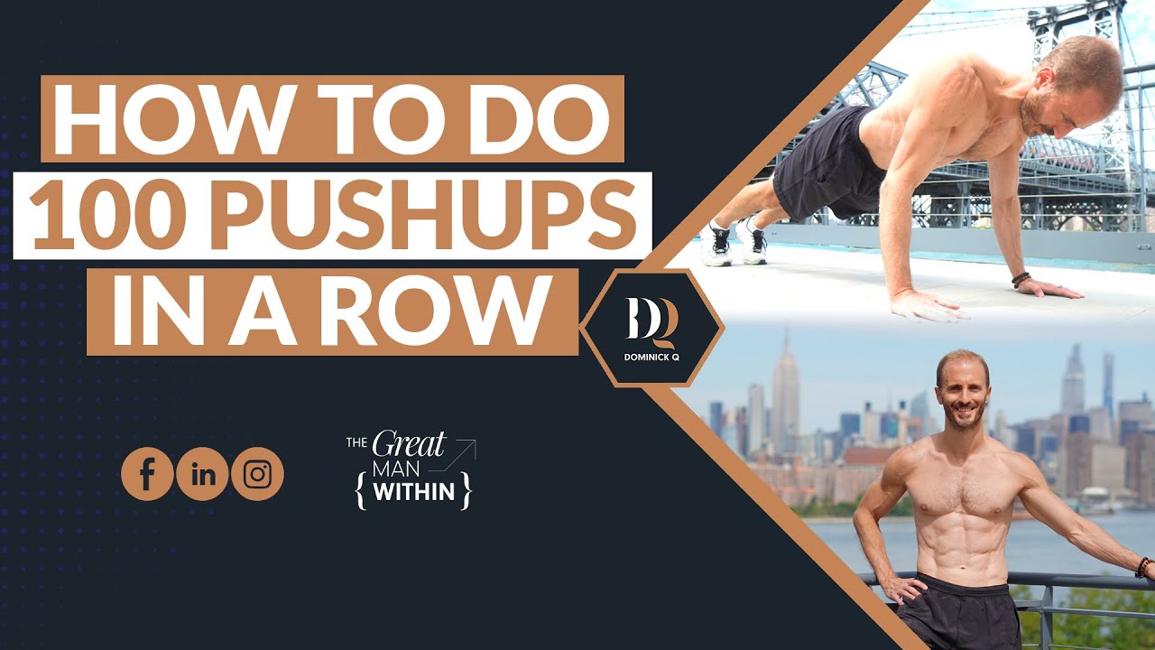 100 Pushups in a Row | AND how to do it yourself