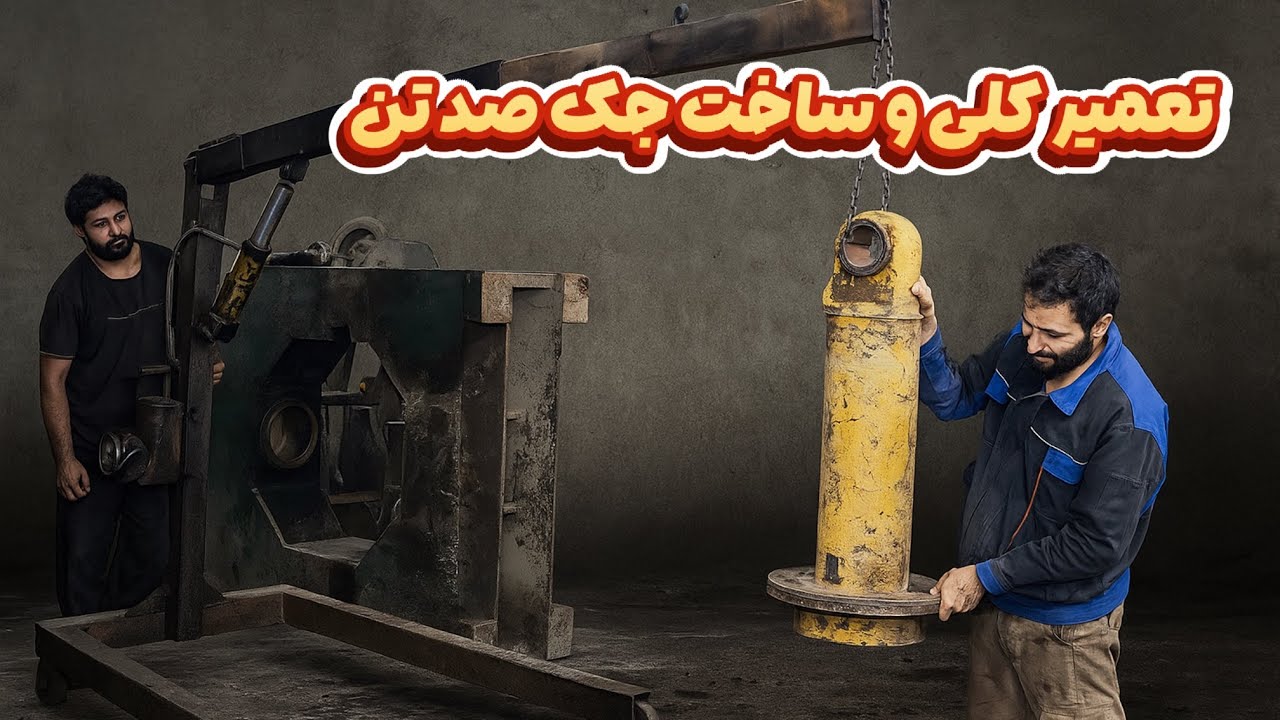 ساخت و تعمیر جک هیدرولیک برای انواع پرس هیدرولیک اهنگری و چاقوسازی