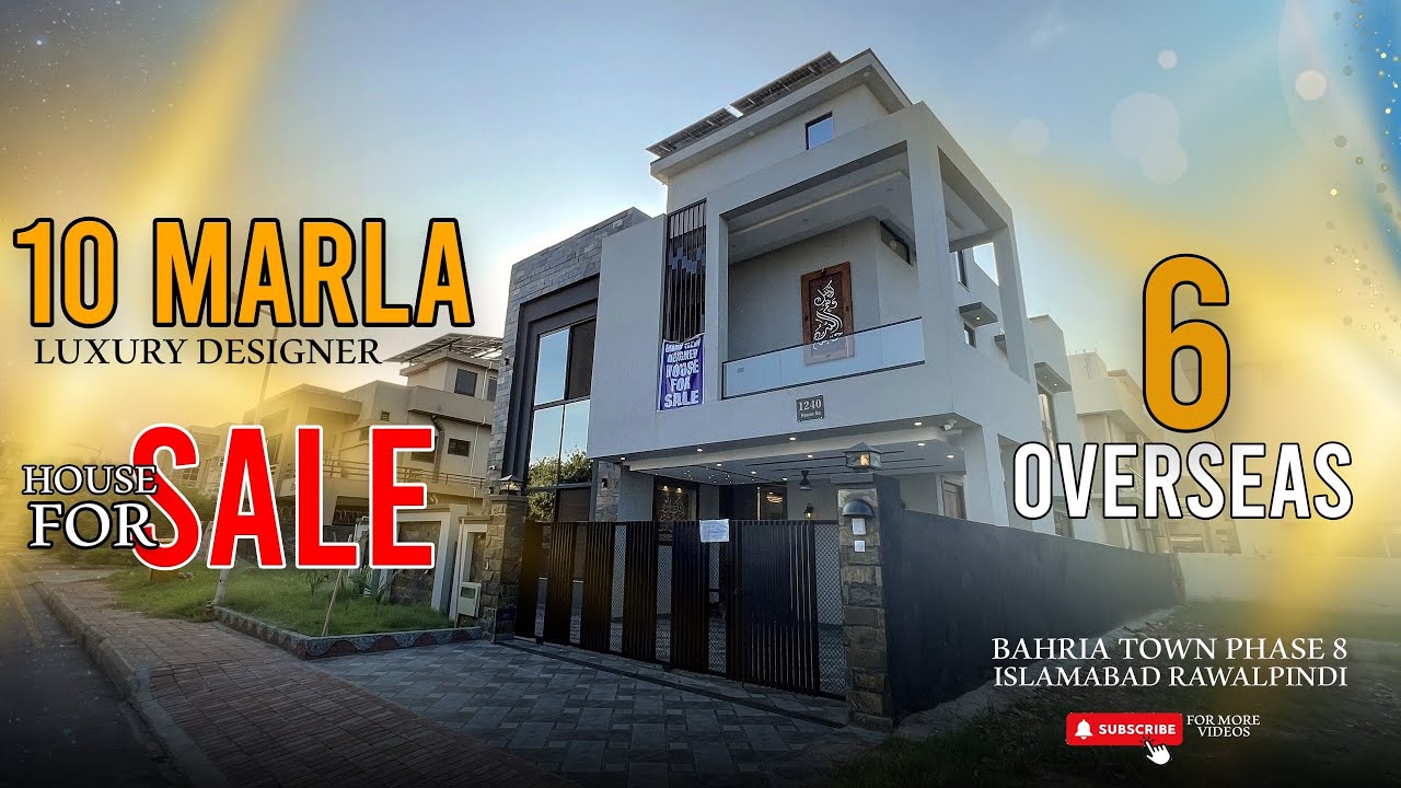 Brand New Luxury Designer House for Sale | Overseas 6 Bahria Town Phase 8 #home