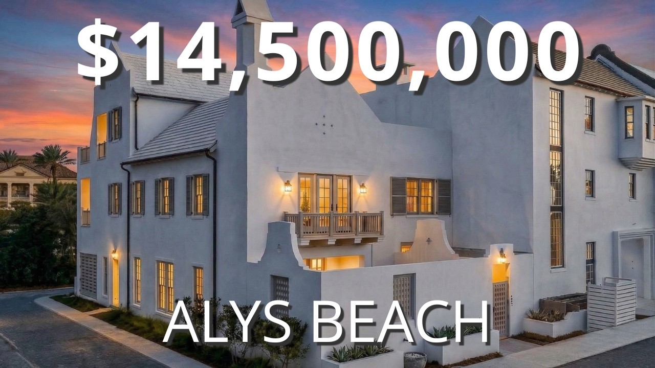 Inside a $13,995,000 Alys Beach Gulf-View Masterpiece | 30A Luxury Home Tour