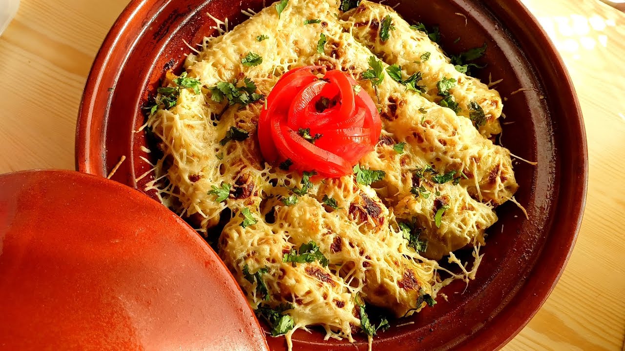#دولمة كرم (كرمب) ملفوف ومحشي 🤗ومحمر في الفرن بمقادير بسيطة متشبعوش منه  بنة قوووووة  مع مرقة بيضاء