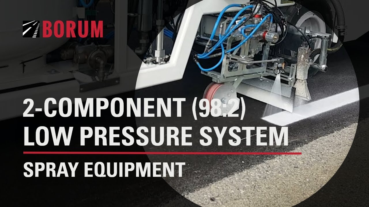 2-component (98:2) low-pressure system - SPRAY equipment flexibility and working principles