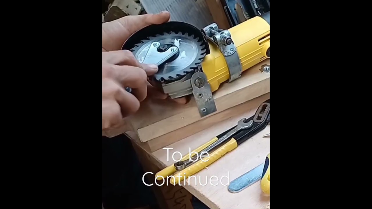table saw with angle grinder in a simple way, sierra de mesa con amoladora angular de forma sencilla