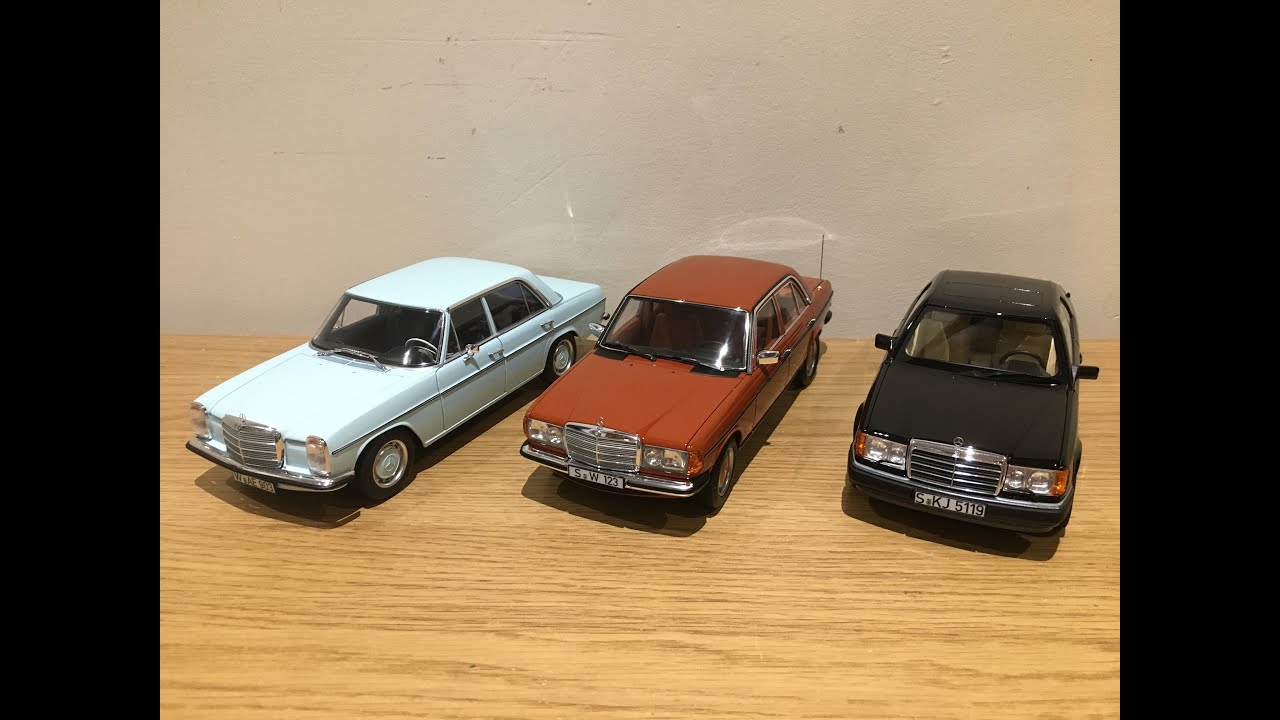 1:18 Norev Mercedes W115, W123, W124